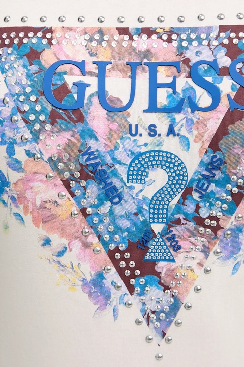 Guess t-shirt damski kolor beżowy W5BI29 J1314 - zdjęcie produktu nr 1