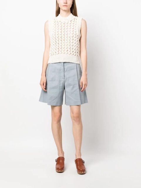 ISABEL MARANT Faye semi-sheer top - Neutrals - zdjęcie produktu nr 2