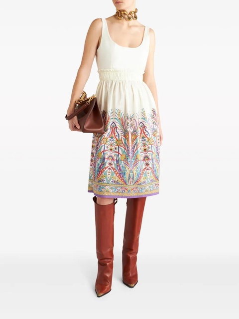 ETRO printed midi dress - White - zdjęcie produktu nr 2