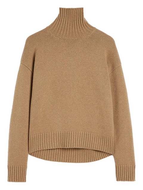 Jil Sander high-neck sweater - Brown - zdjęcie produktu nr 1