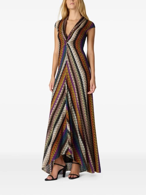 Missoni stripe-pattern maxi dress - Multicolour - zdjęcie produktu nr 2