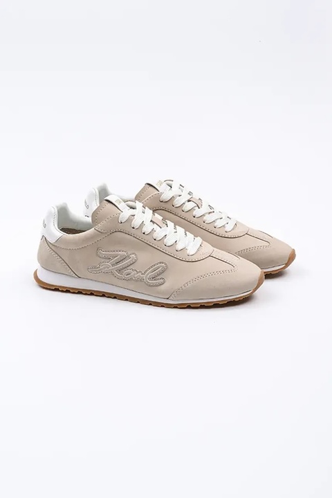 Karl Lagerfeld sneakersy zamszowe VENUS kolor beżowy KL65912 - zdjęcie produktu nr 2