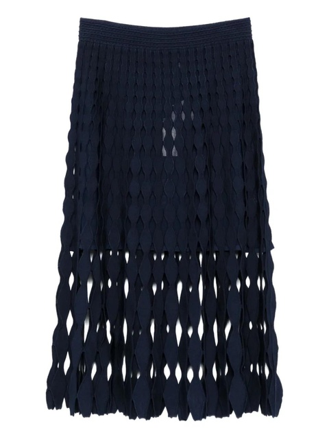Simkhai cut-out knit skirt - Blue - zdjęcie produktu nr 1