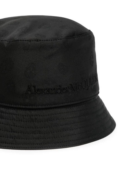Alexander McQueen Skull-Jacquard bucket hat - Black - zdjęcie produktu nr 2