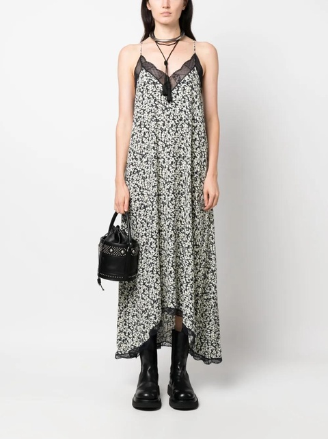 Zadig&Voltaire Risty floral-print midi dress - Neutrals - zdjęcie produktu nr 2