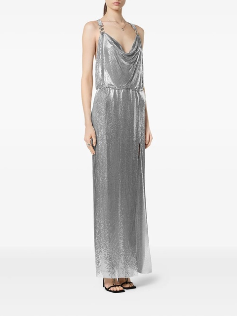 Versace Medusa '95 chainmail maxi dress - Silver - zdjęcie produktu nr 2