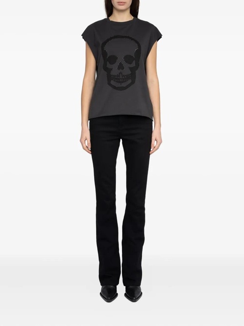 Zadig&Voltaire Cloe skull tank top - Grey - zdjęcie produktu nr 2