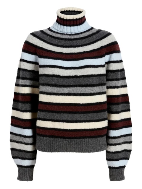 Proenza Schouler Danea striped roll-neck sweater - Neutrals - zdjęcie produktu nr 2