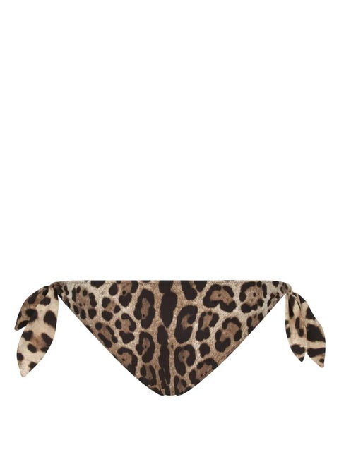 Dolce & Gabbana leopard-print bikini bottom - Brown - zdjęcie produktu nr 1