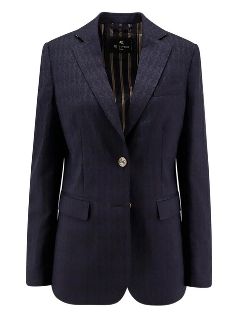 ETRO paisley-pattern blazer - Blue - zdjęcie produktu nr 1