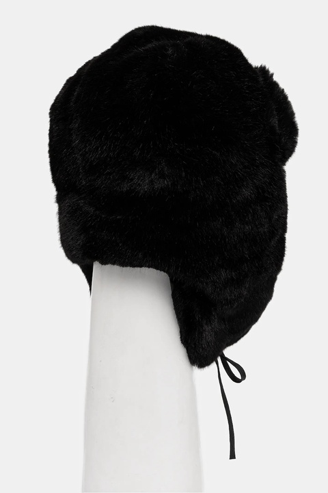 Kangol czapka FAUX FUR TRAPPER kolor czarny K4301ST.BK001 - zdjęcie produktu nr 2