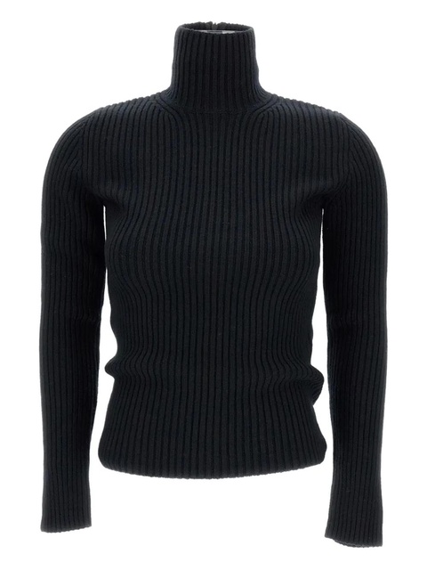 Max Mara ribbed turtleneck sweater - Black - zdjęcie produktu nr 1