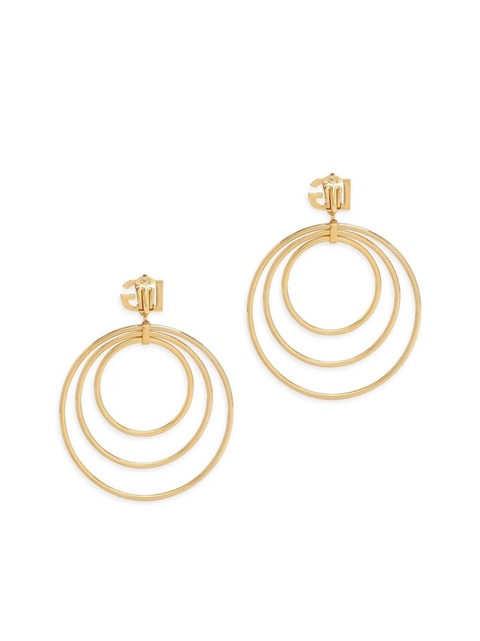 Dolce & Gabbana DG logo-charm multi-hoop earrings - Gold - zdjęcie produktu nr 2