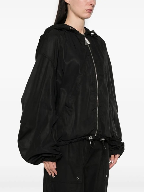 The Attico hooded bomber jacket - Black - zdjęcie produktu nr 2