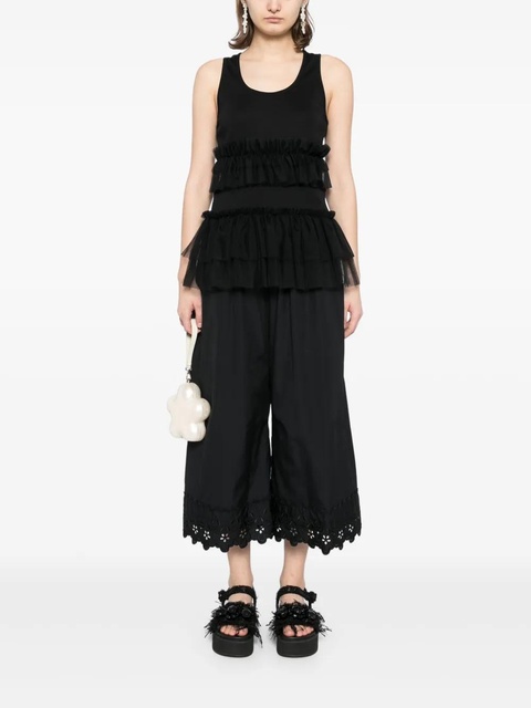 Simone Rocha sleeveless tank top - Black - zdjęcie produktu nr 2