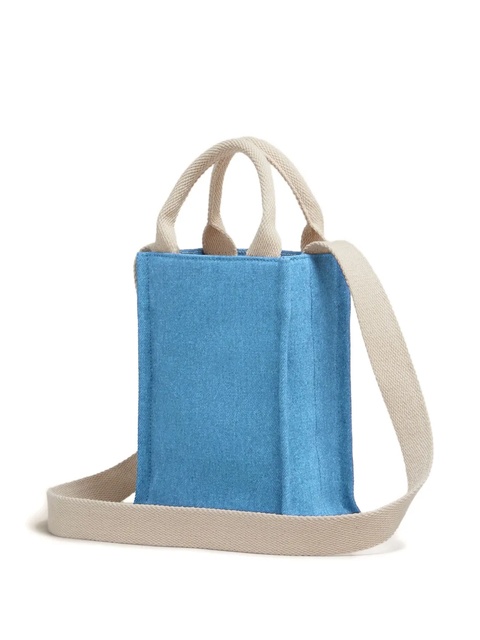 Marni small denim tote bag - Blue - zdjęcie produktu nr 2