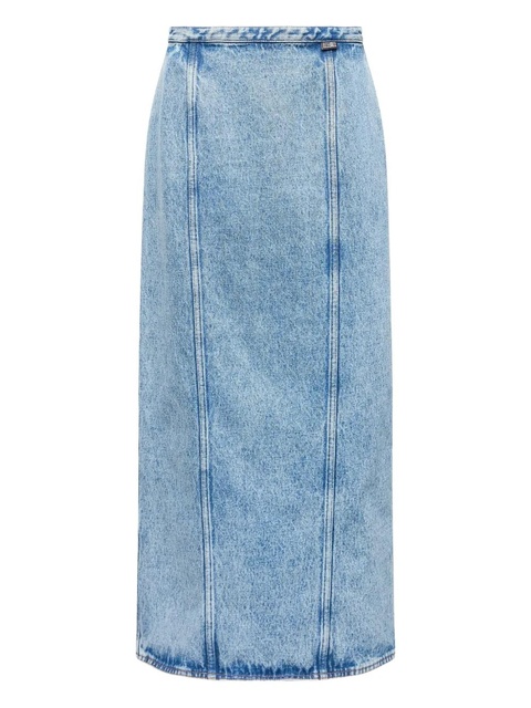 MM6 Maison Margiela denim panelled skirt - Blue - zdjęcie produktu nr 1
