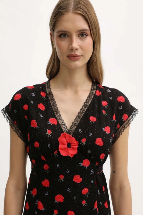 The Sleeper sukienka kolor czarny mini prosta PMNDR02F017L - zdjęcie produktu nr 2