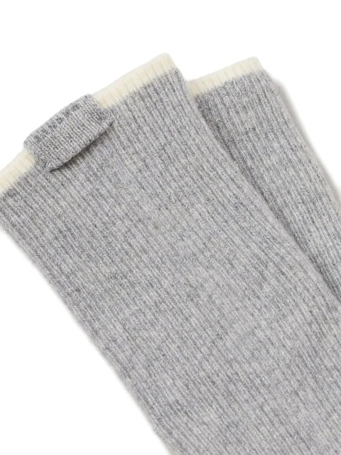 SANDRO ribbed socks - Grey - zdjęcie produktu nr 1