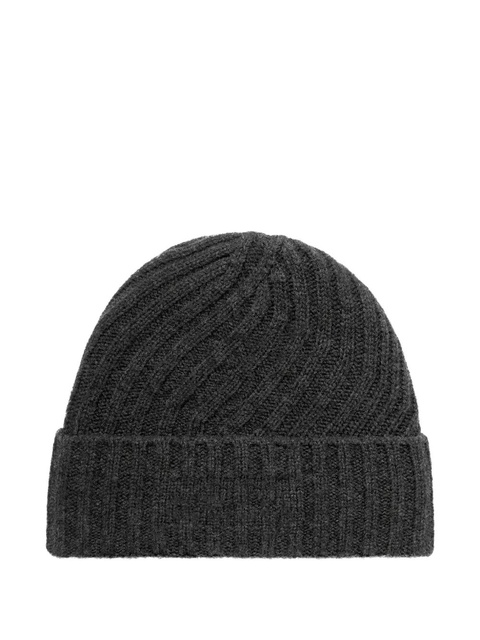 Jacquemus ribbed beanie - Grey - zdjęcie produktu nr 1