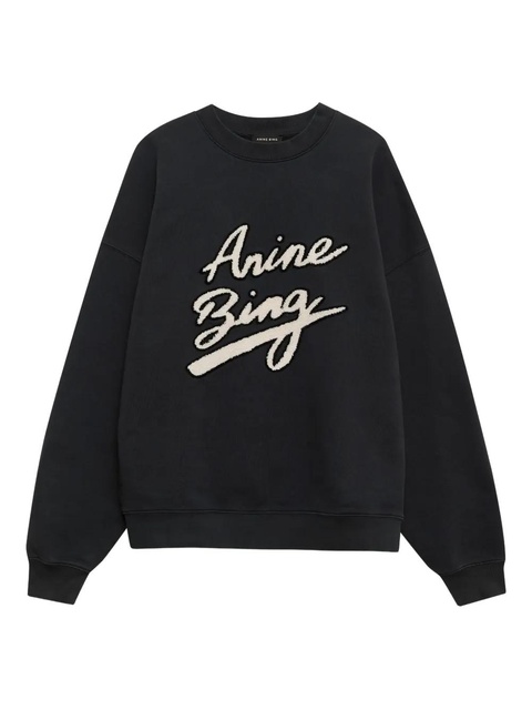 ANINE BING Miles sweatshirt - Black - zdjęcie produktu nr 1