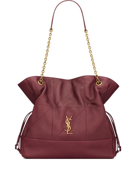 Saint Laurent Jamie quilted chain-strap shoulder bag - Red - zdjęcie produktu nr 1