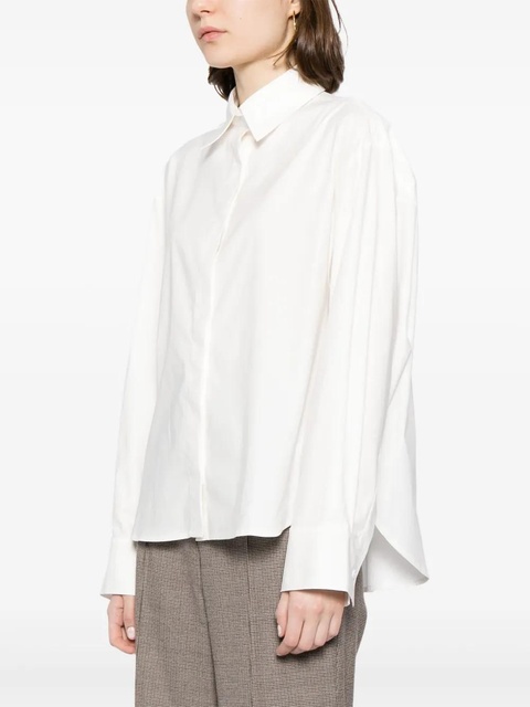 Reformation Andy organic-cotton shirt - White - zdjęcie produktu nr 2
