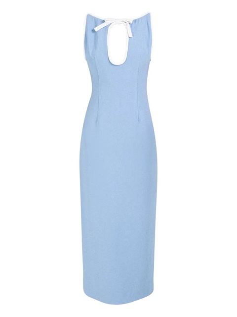 Rowen Rose hole-detail maxi dress - Blue - zdjęcie produktu nr 1