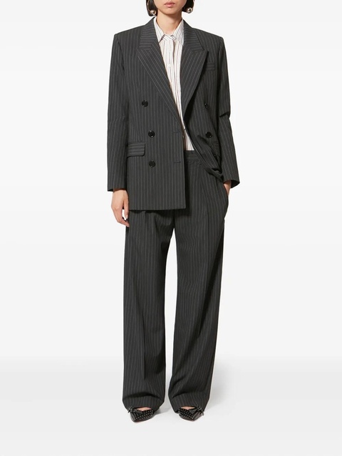ISABEL MARANT Lisetta pinstripe trousers - Grey - zdjęcie produktu nr 2