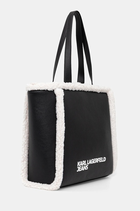 Karl Lagerfeld Jeans torebka kolor czarny A4W30232 - zdjęcie produktu nr 1