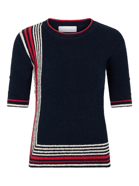 Rabanne striped knitted top - Neutrals - zdjęcie produktu nr 2