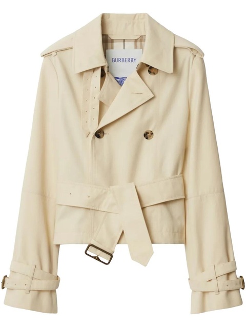 Burberry Cropped Trench jacket - Neutrals - zdjęcie produktu nr 1