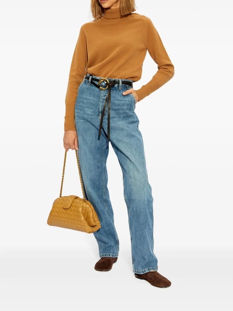Victoria Beckham roll-neck wool jumper - Brown - zdjęcie produktu nr 1