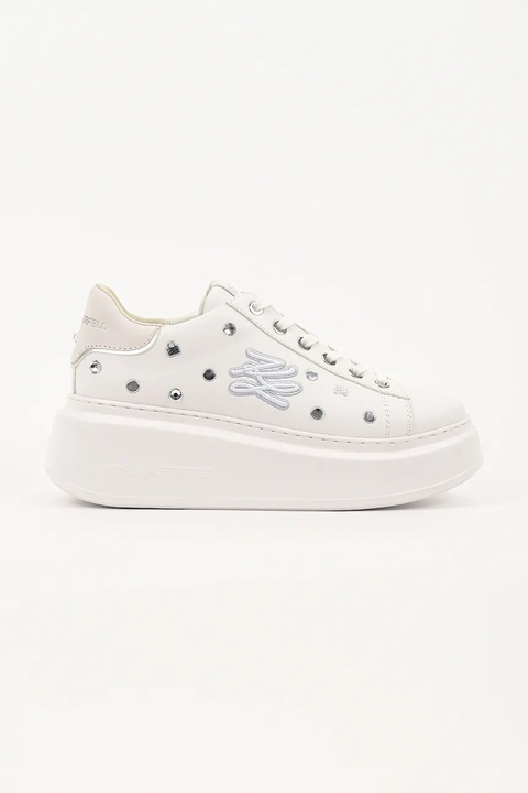 Karl Lagerfeld sneakersy skórzane ANAKAPRI damskie kolor biały KL63528 - zdjęcie produktu nr 1