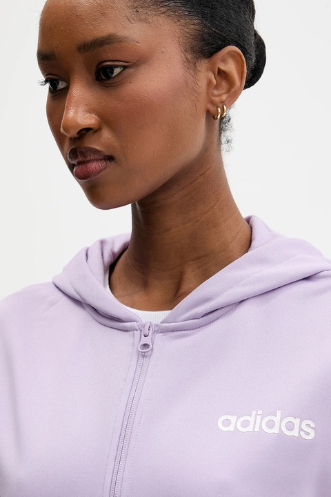 adidas dres Linear damski kolor fioletowy JX0527 - zdjęcie produktu nr 2