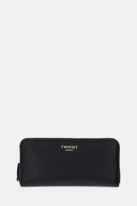 Twinset portfel damski kolor czarny 252TD8392 - zdjęcie produktu nr 1