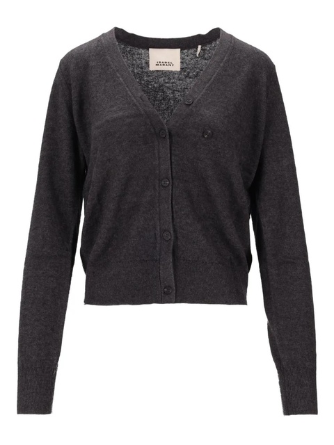 ISABEL MARANT Carline buttoned cardigan - Grey - zdjęcie produktu nr 1