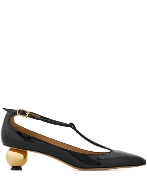 Ferragamo 40mm leather pumps - Black - zdjęcie produktu nr 1