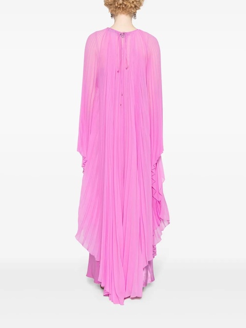 Max Mara pleated chiffon maxi dress - Pink - zdjęcie produktu nr 2