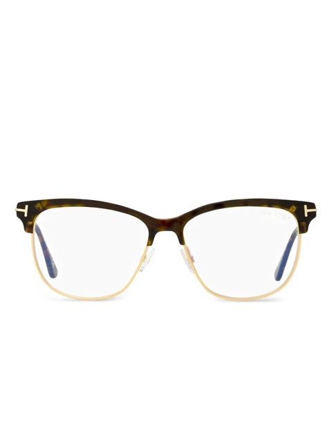 TOM FORD Eyewear rectangular-frame glasses - Brown - zdjęcie produktu nr 1