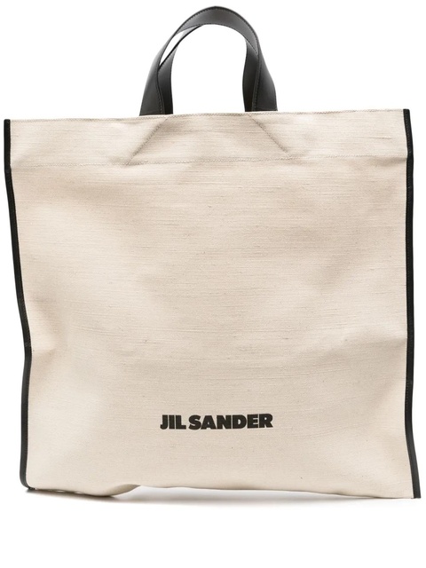 Jil Sander logo-print tote bag - Neutrals - zdjęcie produktu nr 1