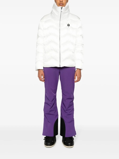 Moncler Grenoble panelled flared ski trousers - Purple - zdjęcie produktu nr 2