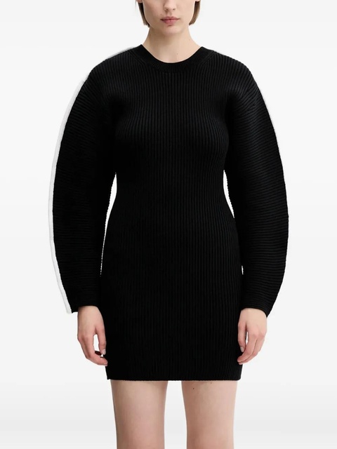 Sportmax ribbed panelled dress - Black - zdjęcie produktu nr 1