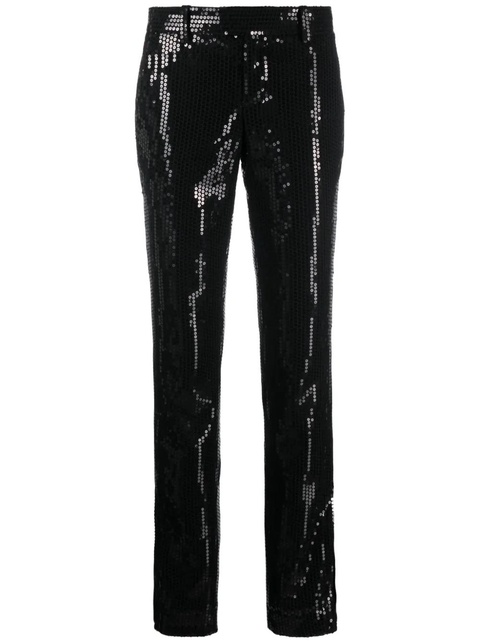 Zadig&Voltaire Pruny sequinned tapered trousers - Black - zdjęcie produktu nr 1