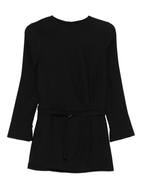 Eleh belted three-quarter sleeve mini dress - Black - zdjęcie produktu nr 1
