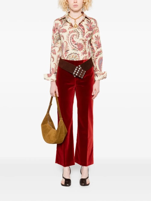 ETRO velvet-textured trousers - zdjęcie produktu nr 2
