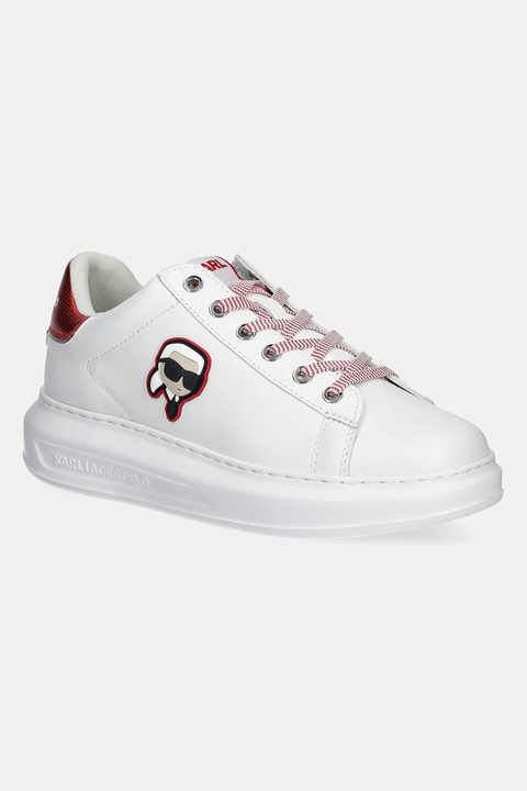 Karl Lagerfeld sneakersy skórzane KAPRI NFT kolor biały KL62531N - zdjęcie produktu nr 1