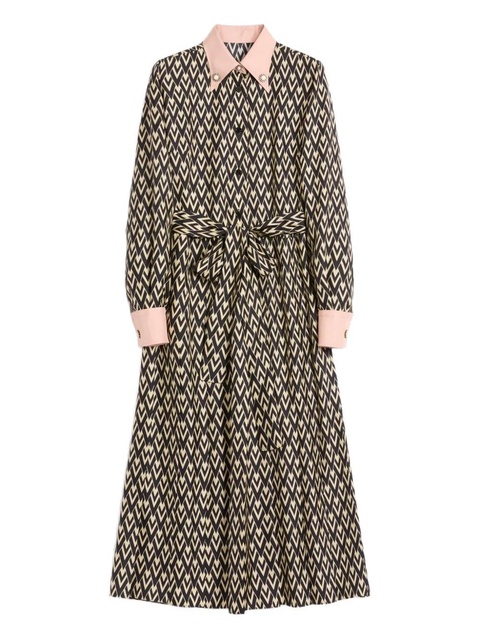 Valentino Garavani Toute La V midi dress - Neutrals - zdjęcie produktu nr 1