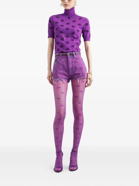 Dolce & Gabbana cotton shorts - Purple - zdjęcie produktu nr 1