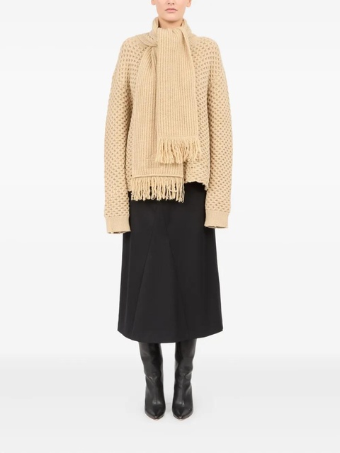 MM6 Maison Margiela chunky-knit sweater - Neutrals - zdjęcie produktu nr 2